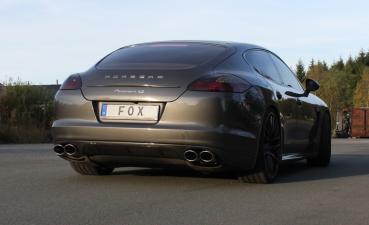 Fox passend für Porsche Panamera 3,6l Endschalldämpfer rechts/links - 2x115x85 Typ 44 rechts/links  PO120014-748