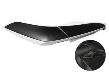 CSR Rücklichtblenden für Ford Focus MK4 Schrägheck RB014 Glossy schwarz Hochglanz (keine Lackierung erforderlich)