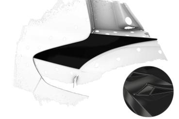 CSR Rücklichtblenden für Opel Zafira Tourer 3. Gen RB015-G Glossy schwarz Hochglanz (keine Lackierung erforderlich)