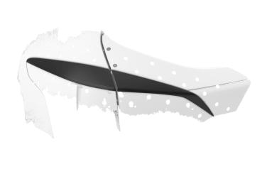 CSR Rücklichtblenden für Ford Focus MK3 Turnier RB016-G Glossy schwarz Hochglanz (keine Lackierung erforderlich)