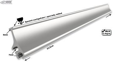RDX Doppelkeder-Profil DUO-KEDER 23,5cm, Doppel-Kederleiste für Seitenteile / Seitenwände Camping-Markisen