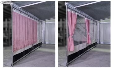 RDX Klipp-Befestigungsset für Kederleisten in Camping-Markisen, z.B. für Gardinen (15x/45tlg.)