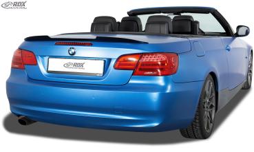 RDX Hecklippe für BMW 3er E93 Cabrio Heckklappenspoiler Heckspoiler Lippe Heckspoilerlippe