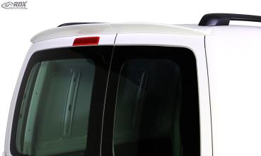 RDX Dachspoiler für VW Caddy 2K mit geteilter Heckklappe Flügeltüren Heckspoiler Spoiler Flügeltürer