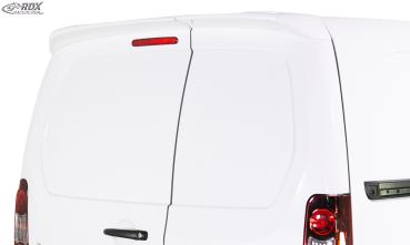 RDX Dachspoiler für CITROEN Berlingo, PEUGEOT Partner & Rifter, OPEL Combo, TOYOTA ProAce City mit Flügeltüren Heckspoiler Spoiler Flügeltürer