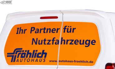 RDX Dachspoiler für CITROEN Berlingo, PEUGEOT Partner & Rifter, OPEL Combo, TOYOTA ProAce City mit Flügeltüren Heckspoiler Spoiler Flügeltürer