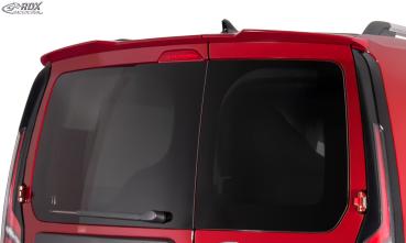 RDX Dachspoiler für VW Caddy SB 2K 2KN (2020+) & FORD Tourneo Connect SK SKN (2022+) mit geteilter Heckklappe Flügeltüren Heckspoiler Spoiler Flügeltürer
