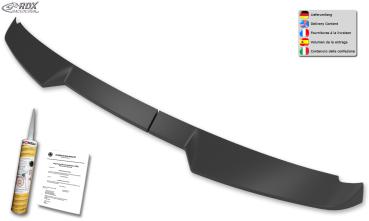 RDX Dachspoiler für VW Caddy SB 2K 2KN (2020+) & FORD Tourneo Connect SK SKN (2022+) mit geteilter Heckklappe Flügeltüren Heckspoiler Spoiler Flügeltürer