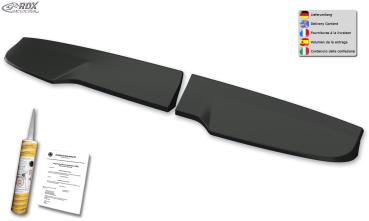 RDX Dachspoiler für MERCEDES Citan (X / 2012+) & NISSAN NV250 (W / 2019+) & RENAULT Kangoo (W / 2013+) für Flügeltürer Heckspoiler Spoiler
