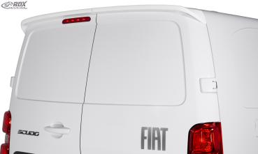 RDX Dachspoiler für CITROEN Jumpy / SpaceTourer, FIAT Scudo / Ulyssee, OPEL Zafira Life / Vivaro, PEUGEOT Expert / Traveller, TOYOTA ProAce / ProAce Verso Flügeltürer Heckspoiler Spoiler