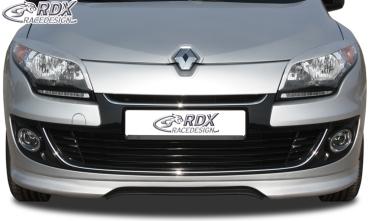 RDX Frontspoiler für RENAULT Megane 3 Limousine / Grandtour (2012+) Frontlippe Front Ansatz Spoilerlippe