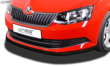 RDX Frontspoiler für SKODA Fabia 3 (5J/NJ) 2014-2019 Frontlippe Front Ansatz Vorne Spoilerlippe Schwert