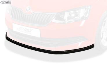 RDX Frontspoiler für SKODA Fabia 3 (5J/NJ) 2014-2019 Frontlippe Front Ansatz Vorne Spoilerlippe Schwert