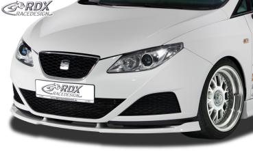 RDX Frontspoilerlippe VARIO-X für SEAT Ibiza 6J, 6J SC & 6J ST -03/2012 (nicht FR, Cupra, Bocanegra) Frontlippe Front Ansatz Vorne Spoilerlippe