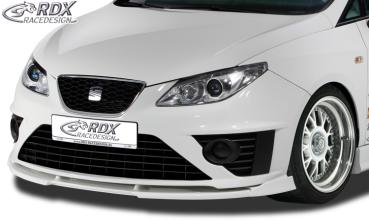 RDX Frontspoilerlippe VARIO-X für SEAT Ibiza 6J mit für SEAT Aerodynamik-Kit -03/2012 Frontlippe Front Ansatz Vorne Spoilerlippe