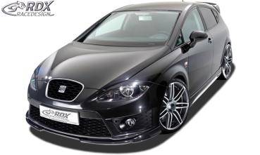 RDX Frontspoilerlippe VARIO-X für SEAT Leon 1P Facelift 2009+ FR & Cupra Frontlippe Front Ansatz Vorne Spoilerlippe