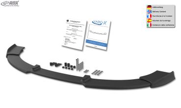 RDX Frontspoilerlippe VARIO-X für AUDI A3 8P 2005-2008 (3türig + Sportback) Frontlippe Front Ansatz Vorne Spoilerlippe