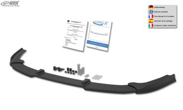 RDX Frontspoilerlippe VARIO-X für MERCEDES A-Klasse W177 / V177 Frontlippe Front Ansatz Vorne Spoilerlippe