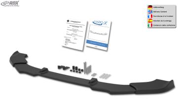 RDX Frontspoilerlippe VARIO-X für HYUNDAI i10 (AC3) 2020+ Frontlippe Front Ansatz Vorne Spoilerlippe