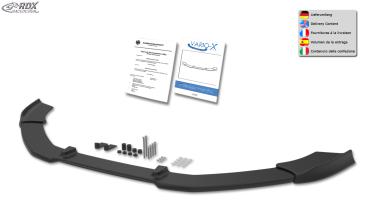 RDX Frontspoilerlippe VARIO-X für AUDI R8 / R8 Spyder Frontlippe Front Ansatz Vorne Spoilerlippe