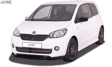 RDX Frontspoilerlippe VARIO-X für SKODA Citigo (2011-2017, auch für Monte Carlo) Frontlippe Front Ansatz Vorne Spoilerlippe