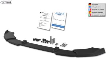 RDX Frontspoilerlippe VARIO-X für SKODA Citigo (2011-2017, auch für Monte Carlo) Frontlippe Front Ansatz Vorne Spoilerlippe