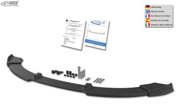 RDX Frontspoilerlippe VARIO-X für BMW 1er E82 / E88 Frontlippe Front Ansatz Vorne Spoilerlippe