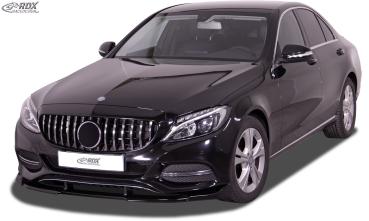 RDX Frontspoilerlippe VARIO-X für MERCEDES C-Klasse W205, S205, C205 (-2018) "V2" Frontlippe Front Ansatz Vorne Spoilerlippe