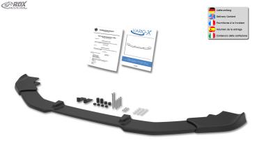 RDX Frontspoilerlippe VARIO-X für BMW 1er F20 / F21 2011-2015 (M-Paket bzw. M-Technik Frontstoßstange) Frontlippe Front Ansatz Vorne Spoilerlippe