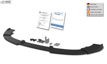 RDX Frontspoilerlippe VARIO-X für DACIA Sandero 3 / Jogger Stepway (2021+) Frontlippe Front Ansatz Vorne Spoilerlippe