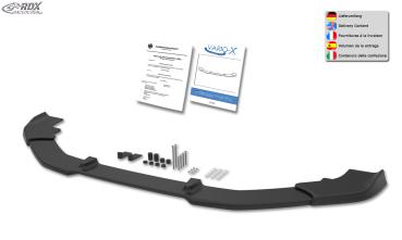 RDX Frontspoilerlippe VARIO-X für SKODA Scala (NW) 2018+ Frontlippe Front Ansatz Vorne Spoilerlippe