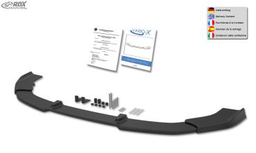 RDX Frontspoilerlippe VARIO-X für VW Caddy (SK, SKN / 2020+) Frontlippe Front Ansatz Vorne Spoilerlippe