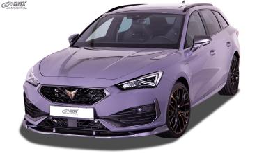 RDX Frontspoilerlippe VARIO-X für CUPRA Leon (KL) 2020+ / SEAT Leon Cupra (KL) 2020+ Frontlippe Front Ansatz Vorne Spoilerlippe