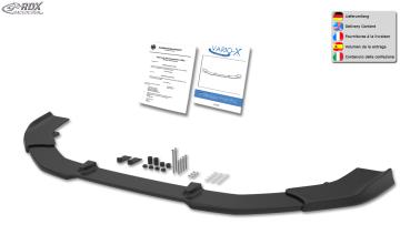 RDX Frontspoilerlippe VARIO-X für CUPRA Leon (KL) 2020+ / SEAT Leon Cupra (KL) 2020+ Frontlippe Front Ansatz Vorne Spoilerlippe