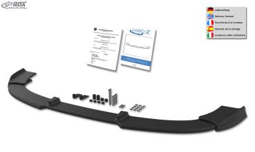 RDX Frontspoilerlippe VARIO-X für BMW 5er E60 / E61 -2006 (M-Technik Frontstoßstange) Frontlippe Front Ansatz Vorne Spoilerlippe