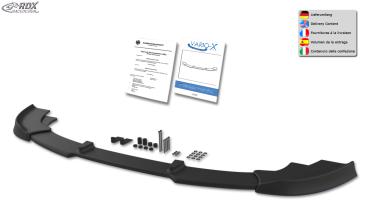 RDX Frontspoilerlippe VARIO-X für BMW 7er E65 / E66 2005+ Frontlippe Front Ansatz Vorne Spoilerlippe