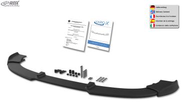 RDX Frontspoilerlippe VARIO-X für BMW Z4 E89 2009+ (M-Technik Frontstoßstange) Frontlippe Front Ansatz Vorne Spoilerlippe