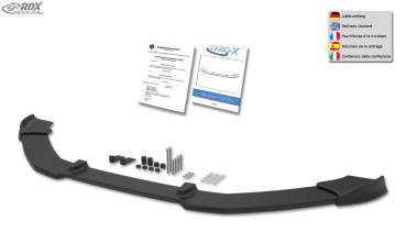 RDX Frontspoilerlippe VARIO-X für CHEVROLET Aveo (T300) Frontlippe Front Ansatz Vorne Spoilerlippe