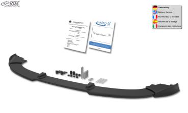 RDX Frontspoilerlippe VARIO-X für CHRYSLER 300C Frontlippe Front Ansatz Vorne Spoilerlippe