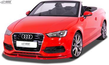 RDX Frontspoilerlippe VARIO-X für AUDI A3 8V7 Cabrio S-Line / S3 Cabrio (S-Line- bzw. S3 Frontstoßstange. -2016) Frontlippe Front Ansatz Vorne Spoilerlippe