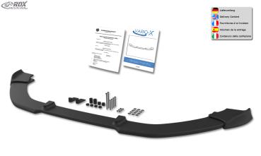 RDX Frontspoilerlippe VARIO-X für CITROEN C4 Grand Picasso 2013+ Frontlippe Front Ansatz Vorne Spoilerlippe