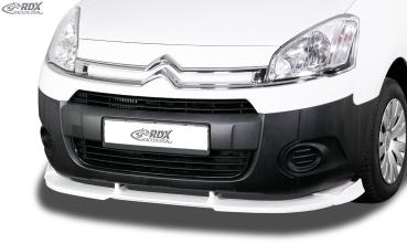RDX Frontspoilerlippe VARIO-X für CITROEN Berlingo 2008-2015 (Typ 7) / für PEUGEOT Partner 2008-2015 (Typ 7) Frontlippe Front Ansatz Vorne Spoilerlippe