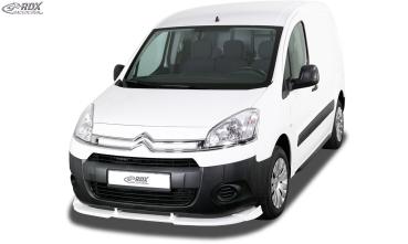 RDX Frontspoilerlippe VARIO-X für CITROEN Berlingo 2008-2015 (Typ 7) / für PEUGEOT Partner 2008-2015 (Typ 7) Frontlippe Front Ansatz Vorne Spoilerlippe