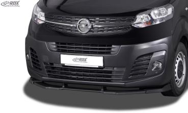 RDX Frontspoiler VARIO-X für CITROEN Jumpy / Spacetourer (V) & FIAT Ulysse / Scudo (V) & OPEL Zafira / Vivaro (V) & PEUGEOT Expert / Traveller (V) & TOYOTA ProAce / ProAce Verso (V) Frontlippe Front Ansatz Vorne Spoilerlippe