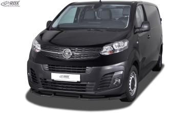 RDX Frontspoiler VARIO-X für CITROEN Jumpy / Spacetourer (V) & FIAT Ulysse / Scudo (V) & OPEL Zafira / Vivaro (V) & PEUGEOT Expert / Traveller (V) & TOYOTA ProAce / ProAce Verso (V) Frontlippe Front Ansatz Vorne Spoilerlippe
