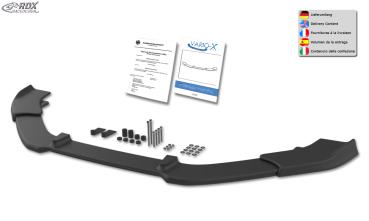 RDX Frontspoilerlippe VARIO-X für SKODA Rapid (NH) 2012+ Frontlippe Front Ansatz Vorne Spoilerlippe
