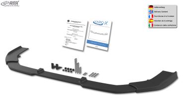 RDX Frontspoilerlippe VARIO-X für FORD Transit MK7 2019+ Frontlippe Front Ansatz Vorne Spoilerlippe
