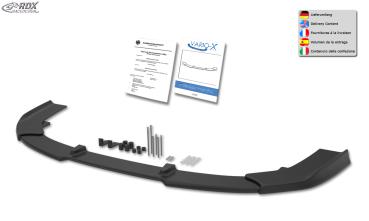 RDX Frontspoiler VARIO-X für RENAULT Trafic (2021-heute) Frontlippe Front Ansatz Vorne Spoilerlippe