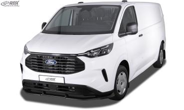 RDX Frontspoilerlippe VARIO-X für FORD Transit Custom & Tourneo Custom (NXN, NRN / 2023+) Frontlippe Front Ansatz Vorne Spoilerlippe