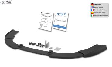 RDX Frontspoilerlippe VARIO-X für FIAT Bravo (198) 2007-2014 Frontlippe Front Ansatz Vorne Spoilerlippe
